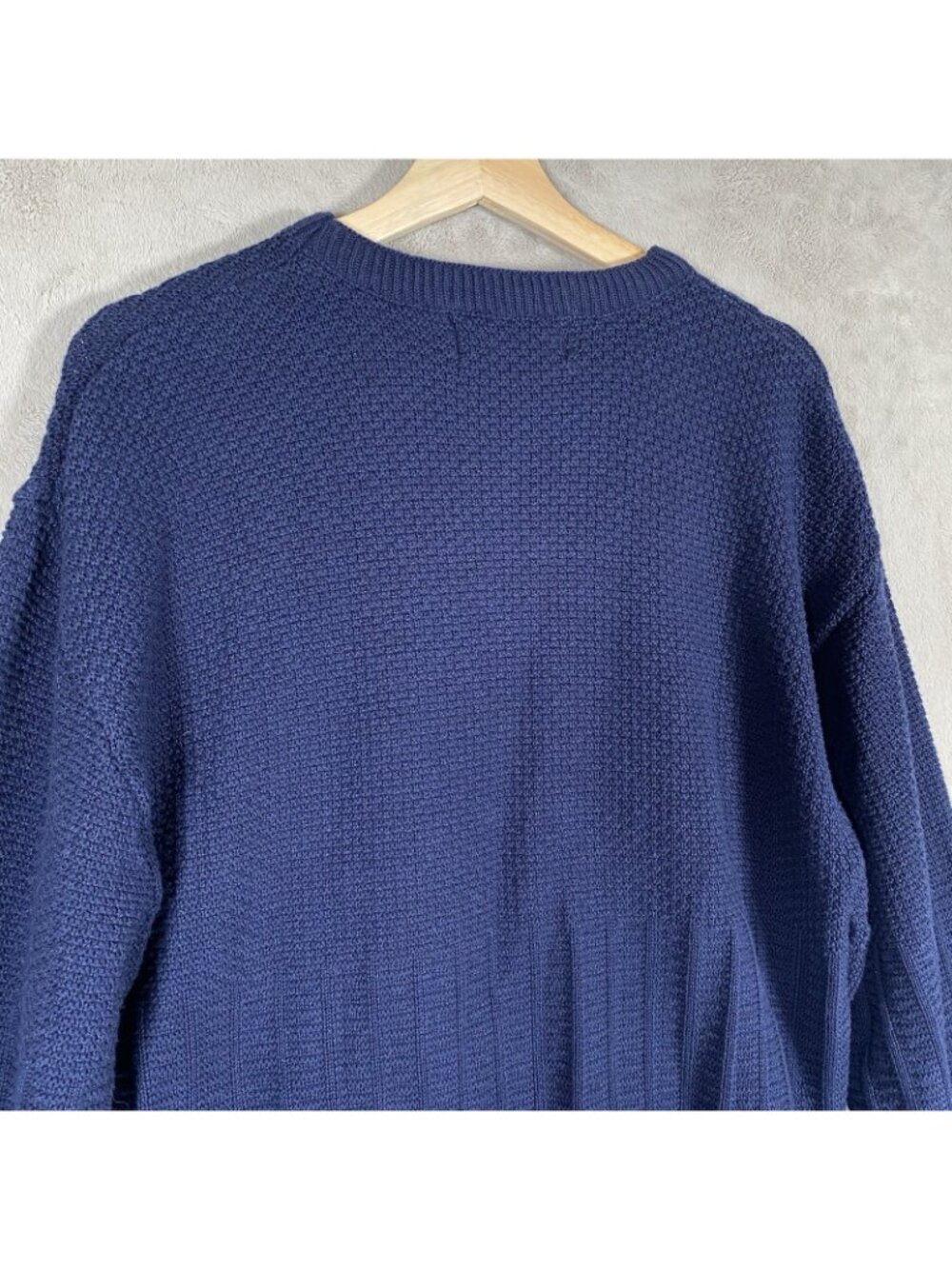 Vintage Orvis Sweater Men's L Dog Embroidery Labrador Retriever Navy Hunting - Picture 9 of 14